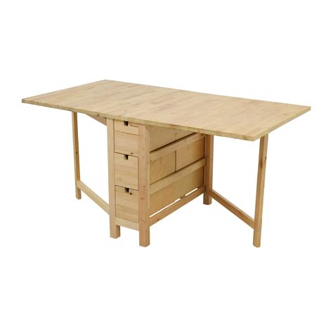 Maybe you would like to learn more about one of these? 49% OFF - IKEA IKEA Birch Norden Gateleg Drop-Leaf Table ...