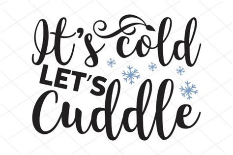 Its Cold Lets Cuddle Afbeelding Door Catblack · Creative Fabrica