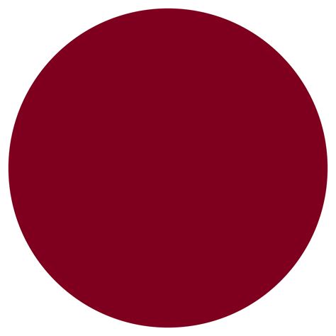 Burgundy Circle Logo