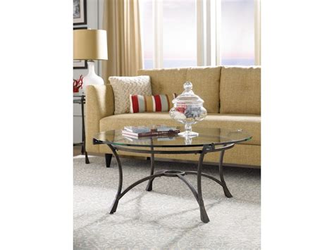 Hammary Living Room Round Coffee Table Glass Top T30026 T3002605 00t