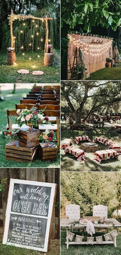 105 Beautiful Backyard Wedding Decor Ideas To Get A Romantic Impression