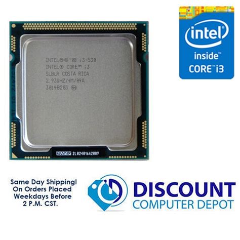 Intel Core I3 530 293ghz Dual Core Cpu Computer Processor Lga 1156