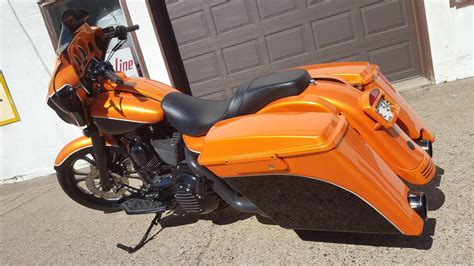 2007 Harley Davidson® Flhx Street Glide® Custom Hd Orange And Black St