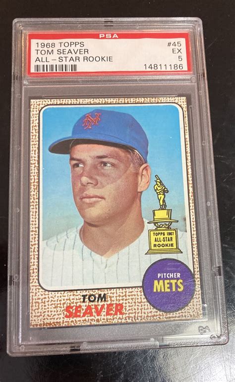 This is tom seaver's only recognized mainstream rookie card. Auction Prices Realized Baseball Cards 1968 Topps Tom Seaver ALL-STAR ROOKIE