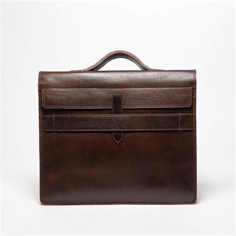 Complete Leather Briefcase 14 Antique Brown Hides Canada Touch