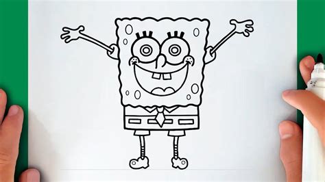 Como Dibujar A Bob Esponja Paso A Paso How To Draw