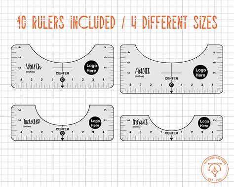 Shirt Ruler Template - Printable Word Searches