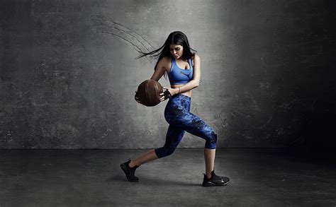 Hd Wallpaper Kylie Jenner Puma Fierce Photoshoot Fitness 4k