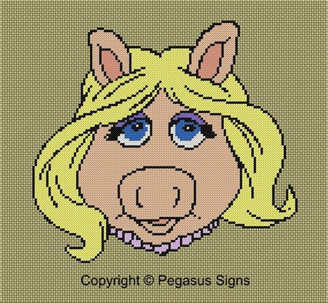 Miss Piggy Cross Stitch Pattern Only Pdf  Files Kids Tv Characters