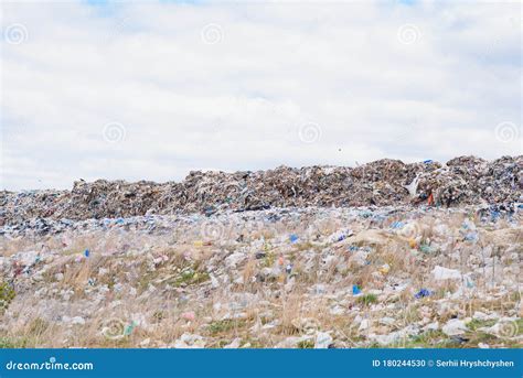 Mountain Garbage Large Garbage Pile Degraded Garbage Pile Of Stink