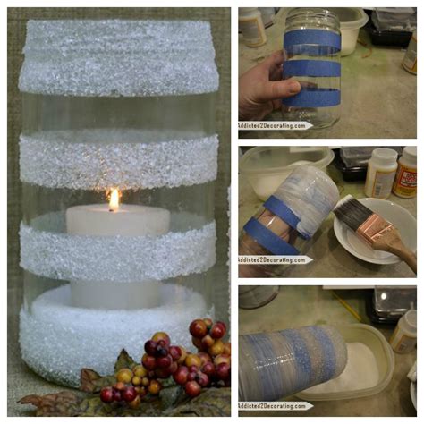Diy Winter Snow Candles Pictures Photos And Images For