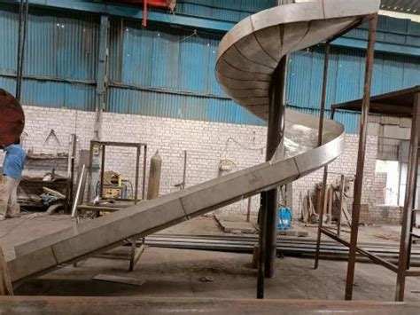 3 10mm Mild Steel Spiral Chute Frp Spiral Chute At Rs 65000piece In