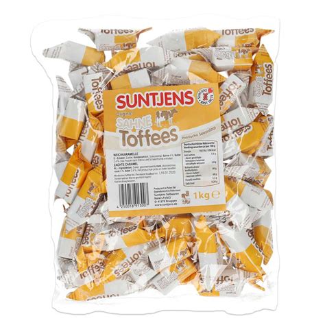 Suntjens Sahne Toffees 1kg | Online kaufen im World of Sweets Shop