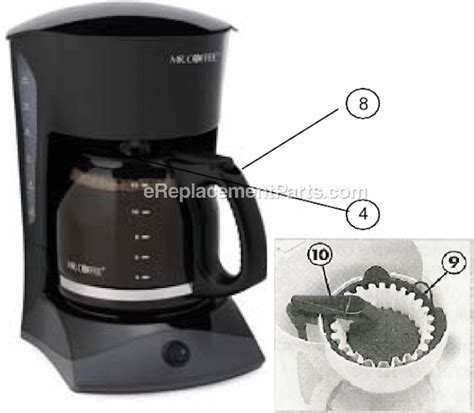 Mr Coffee Cg13 Parts List And Diagram