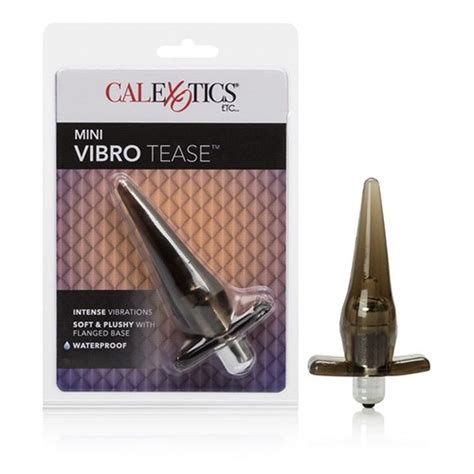 our pleasure butt plugs mini vibro tease smoke