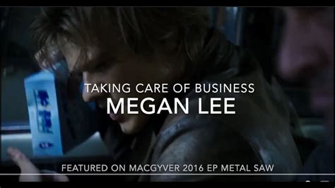 Macgyver 2016 Ep Metal Saw Taking Care Of Business By Megan Lee Youtube