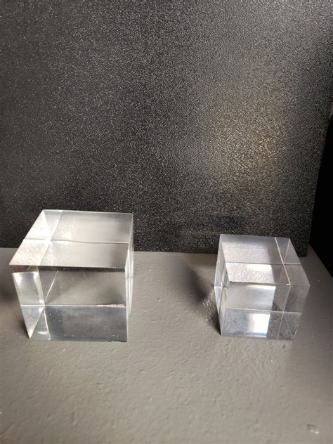 Acrylic Cubes Solid 125 10 Pack Etsy