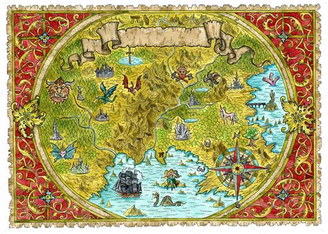 Fantasy World Map Gamedev Market