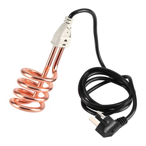 ⇒ this is excellent product and the best electric pool heater if it matches and marries with your pool, hot tub or spa for trouble free operation and service for a very long time. 220V Portable Immersion Electric Heater Boiler Water ...