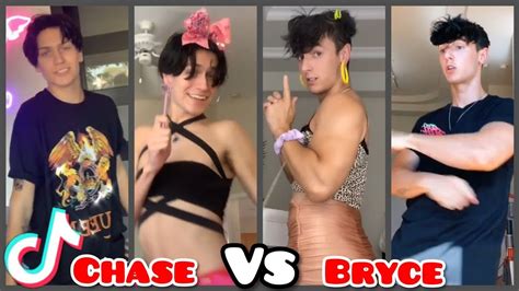 Chase Hudson Vs Bryce Hall Tiktok Youtube