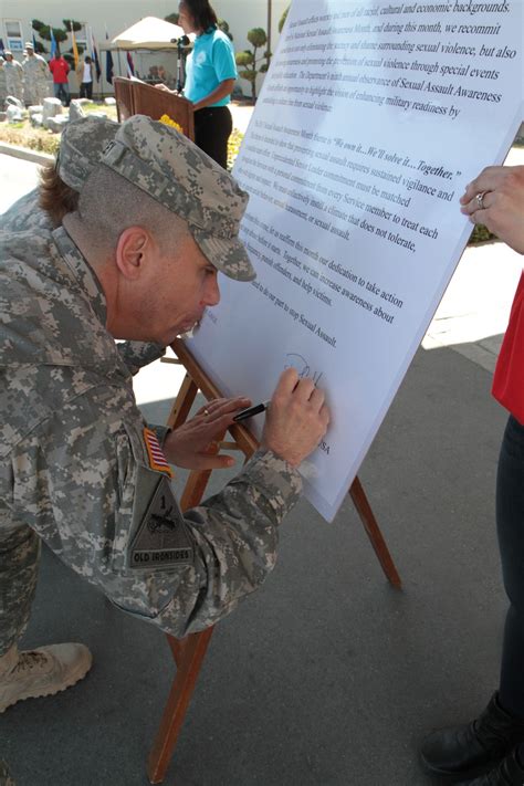 Dvids Images Area Iv Senior Leaders Sign For Sexual Assault Awareness Proclamation [image 6