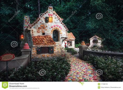 Your child will want to jump right into the book to eat that beautiful house! The Sweet House Of The Fairy Tale Hansel And Gretel In The Fairy Editorial Stock Photo - Image ...