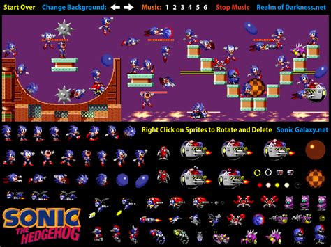 Sonic Scene Creator 34 Play Online On Flash Museum 🕹️