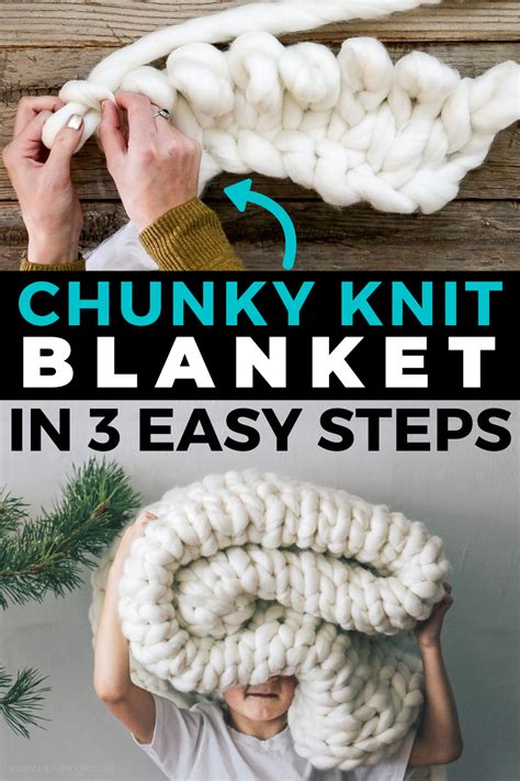 Chunky Knit Blanket Diy Find Out How To Chunky Knit A Throw Blanket