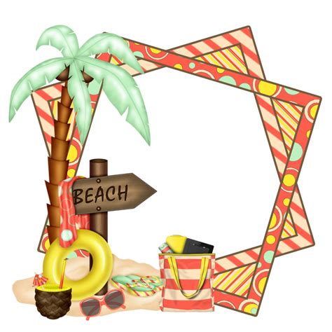 Beach Border Png Png Image Collection