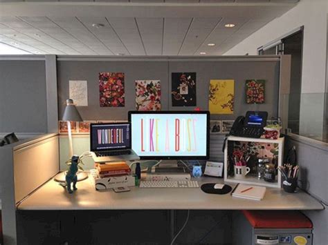 25 Incredible Cubicle Workspace Decorating Ideas Cubicle Organization