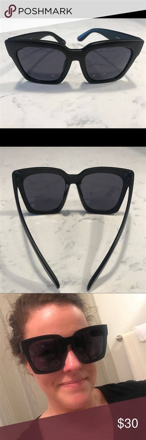 Matte Black Over Sized Sunglasses Sunglasses Sunglasses Accessories