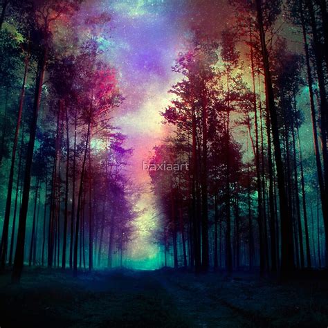 Magical Forest By Baxiaart Redbubble