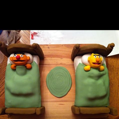 Bert And Ernie Cake For Sesame Street Birthday Party