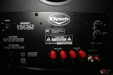 Klipsch Synergy Sub 10 Powered Subwoofer Speaker 200 Watts Photo