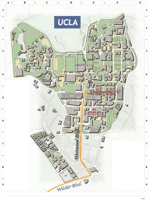 Ucla Campus Map Large
