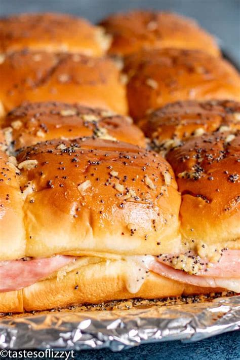 Ham And Cheese Sliders Recipe Easy Baked Party Sandwiches