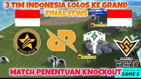 Tim Indonesia Lolos Ke Grand Final Ffws Match Penentuan Rrq Poco