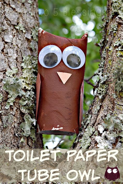 Toilet Paper Tube Owl Kids Craft With Linky Artofit