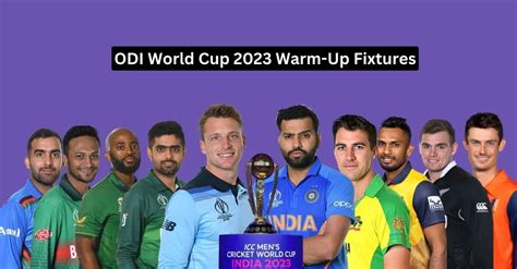 Odi World Cup 2023 Icc Announces Warm Up Fixtures For All 10 Teams