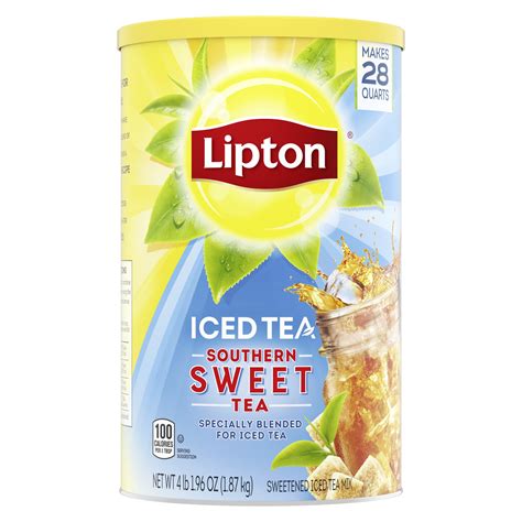 Lipton Iced Tea Mix Southern Sweet Tea 6596 Oz Brickseek