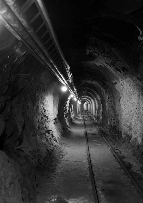 Free Images : light, black and white, tunnel, underground, cave