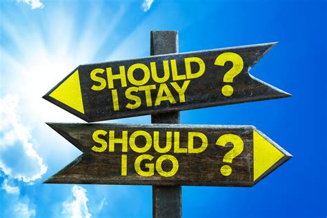 Should I Stay or Should I Go? - Counseling Phoenix Scottsdale