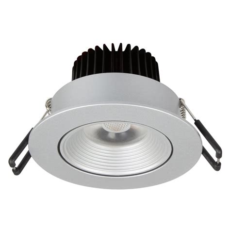3er Set Led Deckeneinbauleuchten VIRGINIA EEK A warmweiß 600lm 230V 12W schwenkbar