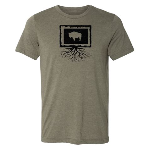 Murdochs Wear Your Roots Mens Wyoming Bison Roots Tee