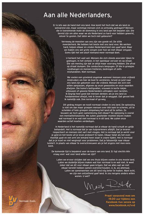 In welke coalitie kunnen wij onze belangen eigenlijk nog verdedigen? Mark Rutte: 'Doe normaal of ga weg' - WNL