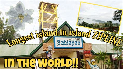 Parola Park Sablayan Longest Island To Island Zipline In The World