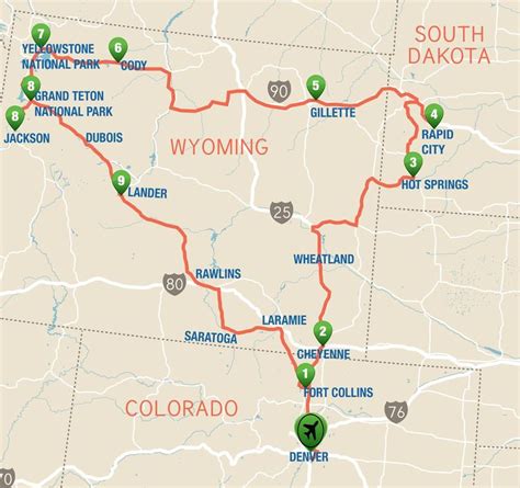 Yellowstone Road Trip Itinerary The Black Hills Route Visit Usa
