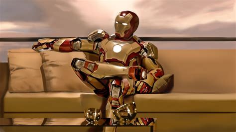 2560x1440 Iron Man Sitting On Sofa 1440p Resolution Hd 4k Wallpapers