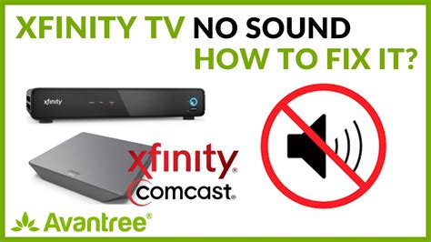 XFINITY TV No Sound - How to FIX? Comcast Xfinity - YouTube
