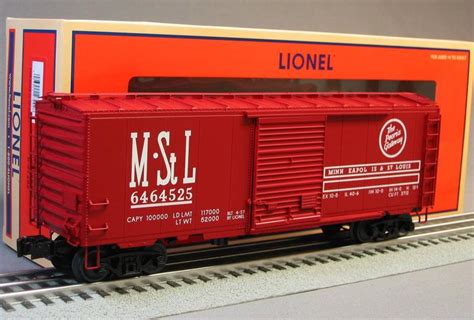 Lionel M And Stl Boxcar Box Car 6 27286 Train O Gauge Rolling Stock 6